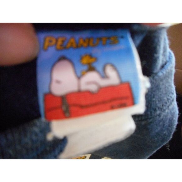 Vtg Blue Charlie Brown Blockhead U Tee T-Shirt Short Sleeve cotton blend Unisex - Picture 3 of 4